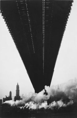 “Up on the Brooklyn Bridge a man is standing in agony, waiting to jump, or waiting to write a poem, or waiting for the blood to leave his vessels, because if he advances another foot, the pain of his love will kill him.” - Henry Miller, Black Spring