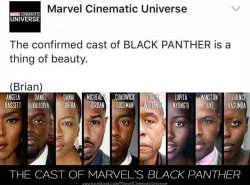 fouzzy-blog:  destinyrush:Look at all this melanin! 🙌🏾👑 Insane fucking cast, all we need now is Denzel 😂
