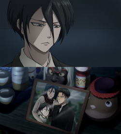 m3yil3:  I’m probably going to get kicked out of the fandom for this, but I REGRET NOTHINGLevi and Mikasa &copy; Hajime IsayamaGinoza &copy; Hikaru MiyoshiI borrowed an image for the background on the panel below. 