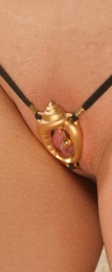 pussymodsgalore:  pussymodsgalore   Clit jewelry. This is one for those who would like to decorate their pussy and even constantly tease their clit without going so far as getting pierced, or to see if they like the idea before getting pierced. The