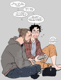 Support me on Patreon =&gt; Reapersun on PatreonSome more of that Hannibal gamer AU :))