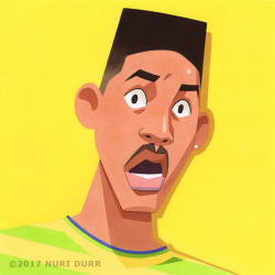 nuridurr: I did as series of pieces inspired by The Fresh Prince of Bel-Air. Prints available here. 