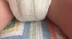 bbabybbear:  New video up on my  *Patreon*  tonight! I was desperate to pee but @onemoreoutburst opened my diaper at the last second. I couldn’t hold it any longer and had an accident while it was open. I was understandably embarrassed, but he was kind