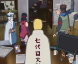 sapphiresflame:  I have to say THREE things about this scene.First: My dear Konohamaru is Borutos sensei!! I wanted for this to happen and it happened! It just makes so much sense, you know?Second: Bye Notebook, we need something faster. ULTRA COMPUTER!