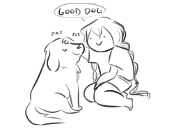 nikaalexandra:  anyone who says cats are the only assholes has clearly never owned a dog    Juvia does this whenever I try to pet the cat or give the cat a treat lol