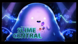 Slime Central (Elements Pt. 5) - title carddesigned and painted by Benjamin Anderspremieres Wednesday, April 26th at 7:30/6:30c on Cartoon Network