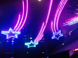 cheap-bliss:  I was appreciating the neons at the movies tonight. 