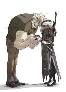 laur-rants:“Ana! How can this be? I thought you were dead…”“Reinhardt, I must say, you look well.” Their lines together are so heartwarming they slay me whenever I hear them.