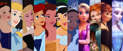 almost-always-eventually-right:  gay-propaganda:  myfive1didiots:  snowqueenelsa:  Disney Princesses in chronological order  They get stronger. Like more independent, more willed, more like they can handle themselves. It’s like a reflection of society