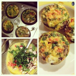 throw-a-fit-ness:  Paleo Breakfast Muffins 🙌#picstitch #paleo #cleaneating #healthyeats 