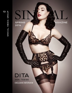 sinicalmag:  Sinical Magazine #13 is now available featuring an exclusive interview with Dita Von Teese. http://www.sinicalmagazine.com/index.php?option=com_content&amp;view=article&amp;id=692 