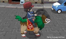 tinycartridge:  Diagonal movement, Froakie car, and Gogoat swag GIFs from the new Pokémon X/Y trailer Props to DaBoss for the quick GIFs. PREORDER Pokemon X and Y, upcoming releases  Pokemon X and Y look so rad so far! I&rsquo;m a little bummed the
