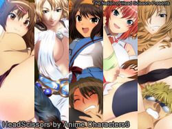 dlsite-english:  Headscissors by Anime Characters 3Circle: The Nation of Head Scissors2nd installment of illustrations on the theme of girls putting guys in headlocks. Starring… Elena and Moe (Wanna be the Strong**t in the World) CatfightOriana and