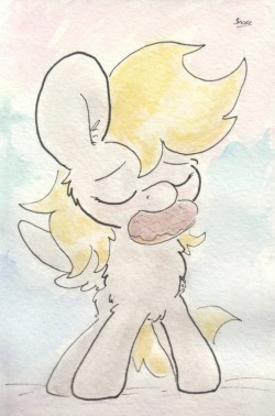 slightlyshade:That’s the best chocolate biscuit in all of Equestria, right there!  &lt;3