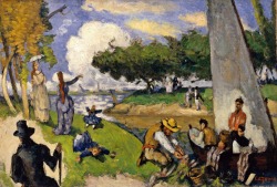Paul Cézanne (Aix-en-Provence 1839 - 1906), The Fishermen (fantastic scene),1875  view high resolution: http://images.metmuseum.org/CRDImages/ep/original/DT2157.jpg