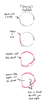 mellon-splash: A mini tutorial on how to draw profiles and attaching the head to the neck. Hope it helps!