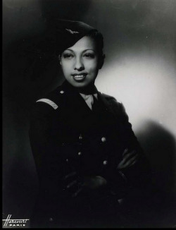 professorfangirl:  queertrees:  geekygothgirl:  verycuriousnocure:  During World War II, Josephine Baker served with the French Red Cross and was an active member of the French resistance movement. Using her career as a cover Baker became an intelligence
