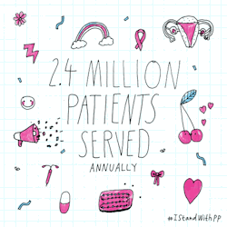 plannedparenthood: TFW you serve 2.4M patients and they’re still trying to bring you down…  Care. No matter what. 🎨  : Tumblr Creatr Saskia Wariner 