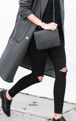 Fall Fashion Trend Grey &amp; Black