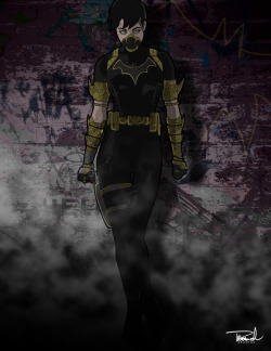 adventuresofcomicbookgirl:  Cassandra Cain aka Batgirl aka Black Bat by ~tsbranch 