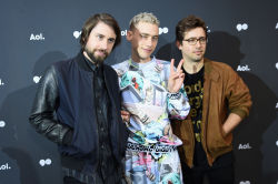 yearsblog:  Mikey Goldsworthy, Olly Alexander and Emre Turkmen of Years &amp; Years attend the AOL NewFront 2016 at Seaport District NYC on May 3, 2016 in New York City. 