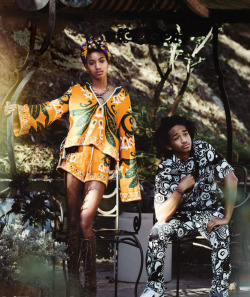 t0ne:  nya-kin:Willow and Jaden smith by Olivia Malone.    ShwaGG on kids!