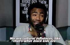joshramsay:  donald glover on cultural appropriation and blackness (x)  like i know a lot of people fuck with childish, but hes real picky and choosy with black culture too. since 90% of his schtick is how hes a black guy who acts like a white guy. 