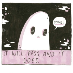 thesadghostclub:  I know this one is hard to believe sometimes   💜💜   A panel from a comic from Thought’s From a Sad Ghost   store//facebook//instagram//twitter// pinterest    