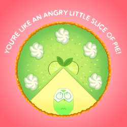 The most adorbs angry pie! 