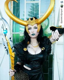 sharemycosplay:  #Cosplayer @unholycassidy with a stunning Lady Loki! #cosplay #avengers  #Repost @unholycassidy with @repostapp ・・・ #cosplay #loki #ladyloki #marvel #comicbooks #comics #fb #tb https://www.instagram.com/p/_493syyqD3/