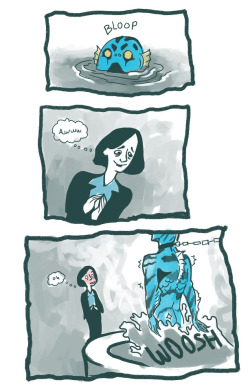 taylorsblue:this is my really mature and serious artistic tribute to the Shape of Water. 15 years of training has lead up to this point.  This might be my magnum opus. It’s all down hill from here.