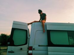soyandco:  she-explores:  Nikki from Sprinter Van Diaries is this week’s “Woman on the Road” on She-Explores.com. Nikki left the corporate world after 6 years, built out a Sprinter van with her boyfriend, and is traveling to Argentina.  There is