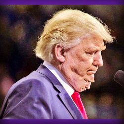 Double chin, get it? #drumpf #notmypresident