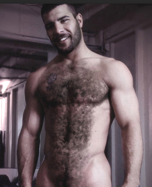 Hairy chest sweater