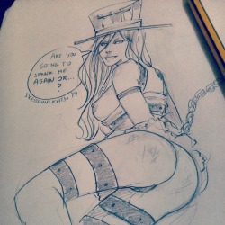 Aaand the lovely Caitlyn! Yes, Cait, sketches are finished for today! I hope all you like them ^__^