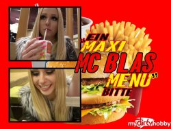 lucy-cat-mydirtyhobby:    HAP * Y MEAL FOR ADULTS!    You know no MAXI MC BLAS MENU? Then meet me in an MC DONXXXDS Filliale and order with me … :) What do you get? A juicy Deep Throat on the spot, right at the table, immediately! Pack your hot cock