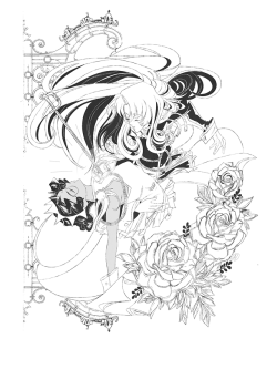 I’m working on a couple of Utena prints to sell at a con and this one’s lineart was just so nice looking that I had to post it!(Im trying to get the style down, mad respect to manga authors because GODDAMN my hand hurts after those lines jeez)