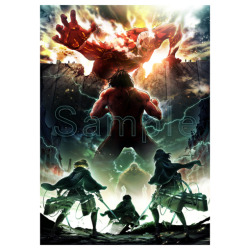 snkmerchandise: News: WIT Studio Shingeki no Kyojin Season 2 Acrylic Art Displays Original Release Date: Early June 2017Retail Price: 13,824 Yen each (Includes tax) WIT Studio has begun reservations for acrylic art displays featuring the two key visuals