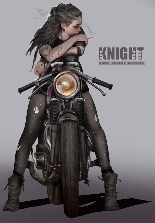 manfrommars2049:Knight by Bigball Gao via ImaginaryBikers