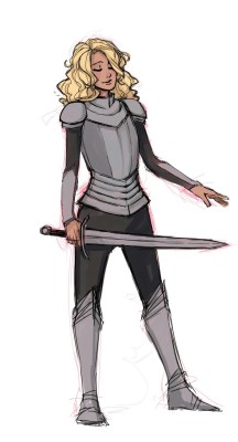 Adrienne’s armor from NoEl, that comic you keep hearing me go on about. Why does she get armor? THAT’S FOR ME TO KNOW AND FOR YOU TO EVENTUALLY FIND OUT.
