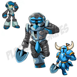  &ldquo;Mighty Knight&rdquo; A mashup of Yacht Club’s “Shovel Knight” and Comcept&rsquo;s &ldquo;Mighty No. 9.&rdquo; Both are funded kickstarter games that you should check out: Shovel Knight: http://www.kickstarter.com/projects/yachtclubgames/shovel-kni
