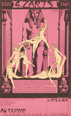 todf:  rare-posters:  Bal des Quat’z’Arts Ephemera. circa 1920s.  &ldquo;The ball was a great disappointment. Never in my life have I seen anything so disgusting. A crowd of half-naked people rushing about excitedly in an overheated atmosphere heavy