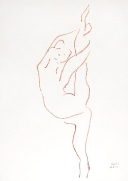 confront:  Henri Matisse, Danseuse acrobate, c. 1931-32 Lithograph. 