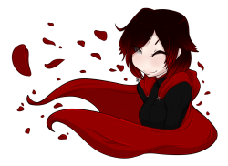 cheshirecatsmile37art:  Ruby Rose from RWBY!Something quick I drew the night before we left for Toronto to go to FanExpo where I got it signed by Lindsay (Ruby) and Barbara (Yang)!The print turned out crappy, and I was sad that I didn’t have time to