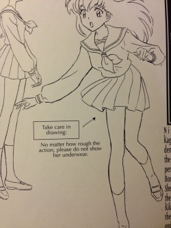 killer-smize: p-curly:  Seriously props to Takahashi for refusing to give Kagome any panty shots and also forbidding the animators from doing it as well and they followed her wishes. She wanted to prevent her from being reduced to a fanservice character