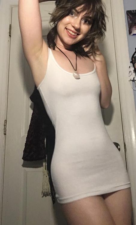 Small enough that my tank top is a dress [F18]