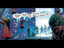 thankscomics:  Cosmo has a one track mind….  Scans from Guardians of the Galaxy (2008 - 2010) issue 1
