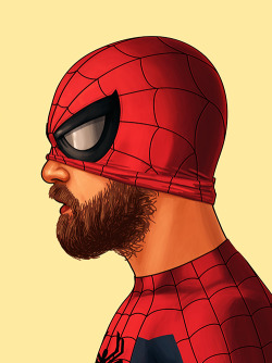 sirmitchell:  I had some free time today, so to celebrate the completion of my impending Marvel show, I drew myself a new twitter/facebook avatar. Heck, maybe I’ll even make it my new tumblr avatar. Opening reception is from 7-10PM on April 25th at