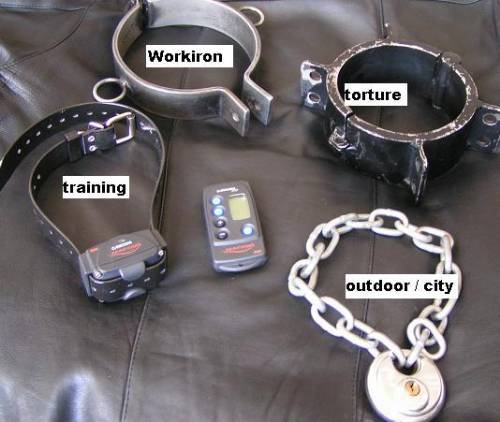 depravpig:

Pick yours pig!!!!

I want the workiron and torture collar..