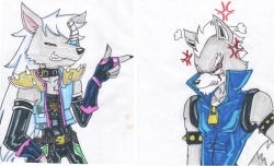 blackkirby89:  Clothes swap with my two favorite big bad wolf guys!!  Lol look at Wolfrun and Wolf